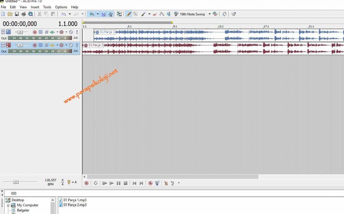 Subliminal Mesaj Programı Ses Derleme - Birleştirme 7