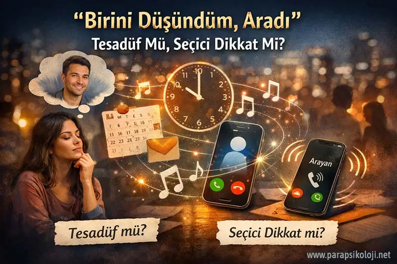 “Birini Düşündüm, Aradı” Tesadüf Mü, Seçici Dikkat Mi?