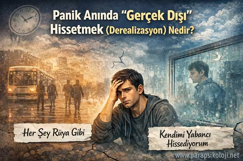 Panik Anında “Gerçek Dışı” Hissetmek (Derealizasyon) Nedir?